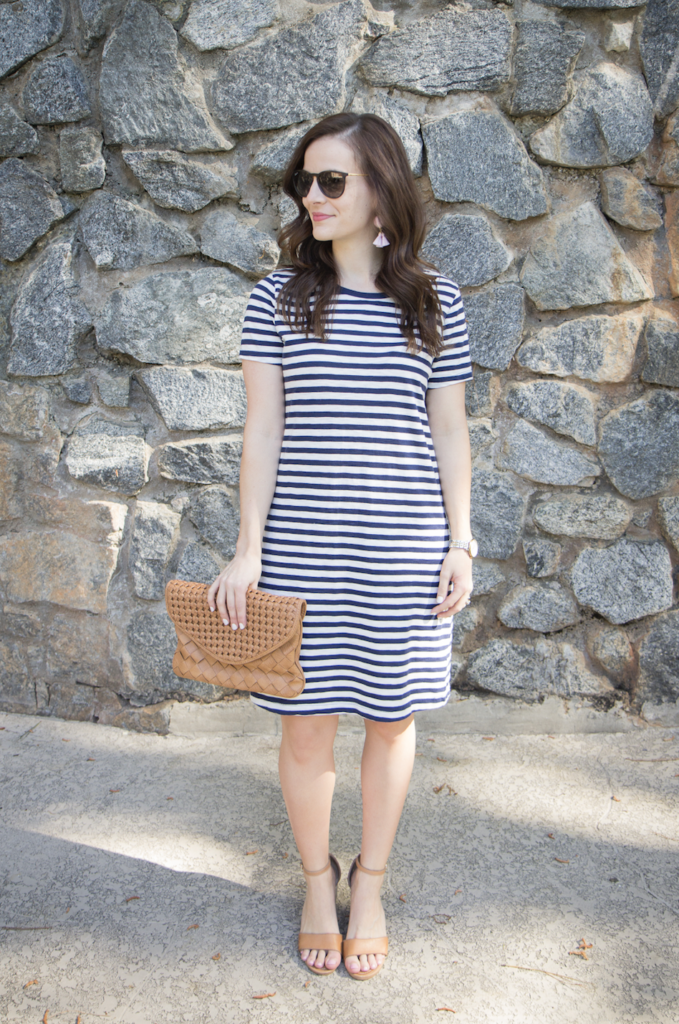 Striped T-Shirt Dress Five Ways - Simply Sweet Storeys